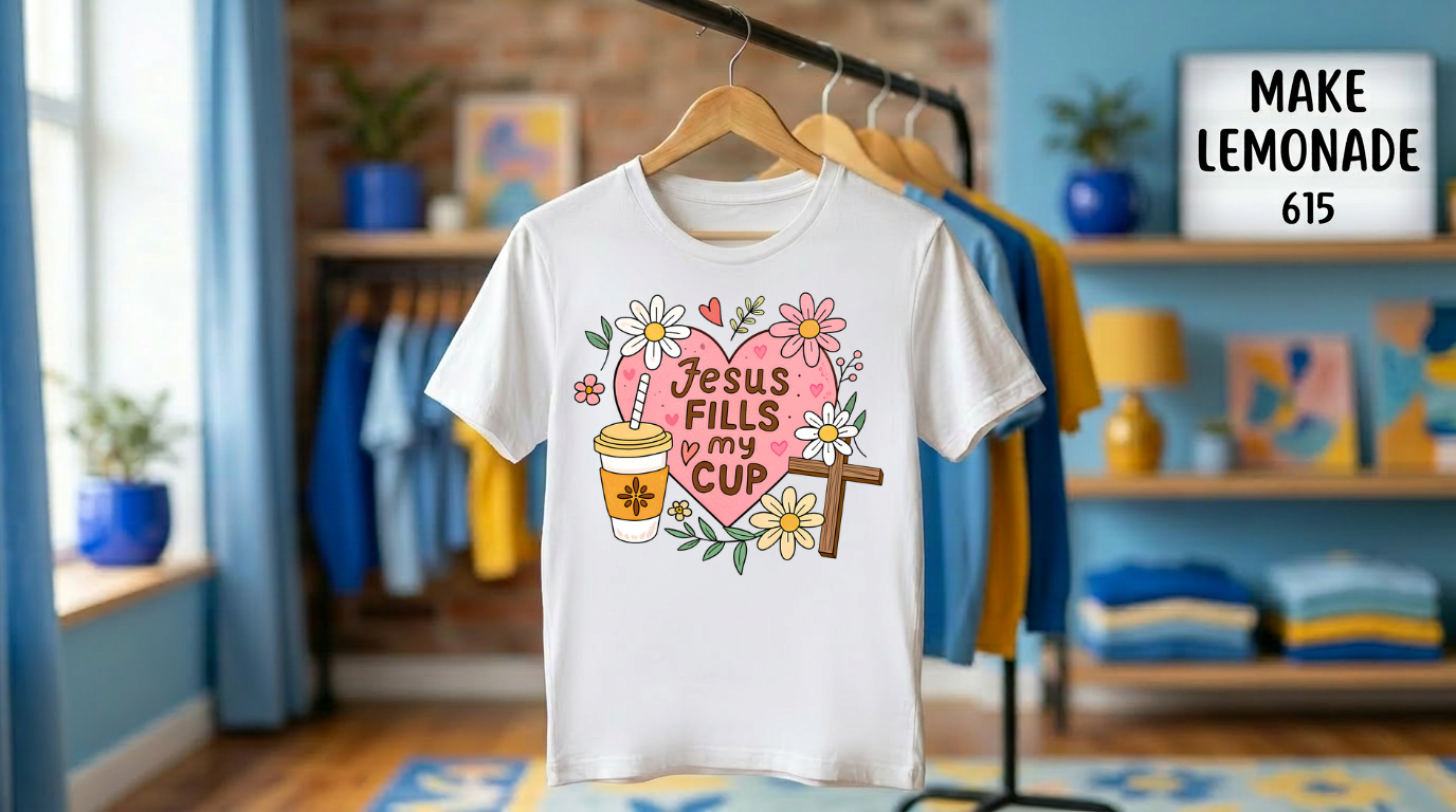 Jesus fills my cup!